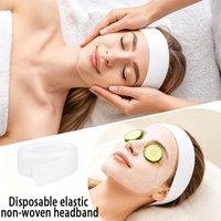 50-300PCS Disposable Facial Headbands for Women White Soft Non-Woven Spa kincare Beauty Salon Supplie Women Makeup HFGJ014
