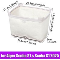 Ultra-Fine Filter Basket Cloth for Aiper Scuba S1, 2025 Scuba S1 Pool Robot - Improve Water Clarity Fast