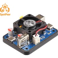 Raspberry Pi5 Power PD Trigger Activation Module Jetson 5V5A 27W PD DC USB Dual Input Wide Voltage Dual Output for PI 5