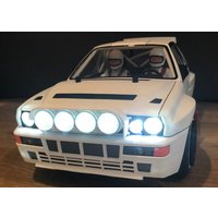 KNIGHTCUSTOMS Delta integrale detail parts set for 1/10 Tamiya Lancia Delta integrale Body Shell (51401) ,xv01 xv02 tt01 tt02