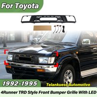 For Toyota 4Runner & Hilux Surf N180 1992 1993 1994 1995 Car TRD Style Front Bumper Air Intake Grille Body Modification Kit