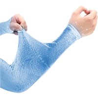AliExpress NONE Women's Ice Silk Arm Sleeve Sports Sleeve Sun Protection Hand Cover Cooling Gloves For Running Fishing Bike