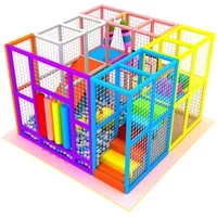 Naughty Castle Indoor Playground Small Sports Game Center with Slide Pit Ball Shopping Center