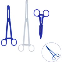 1Pcs Medical Use Plastic Hemostat Forceps Sharp Mouth Pliers Surgical Cottonball Sponge Clamp Outdoor First Aid Tools