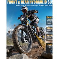 AliExpress NONE TESWAY X9 Ultra Electric Fat Tire Mountain Bike 26 Inch Dual Drive E-Bike 60V 30Ah Removable Battery Full Suspension 26x4.0 Tires Hydraulic Disc Brakes NFC Smart Lock Color Display 90-100Miles Range