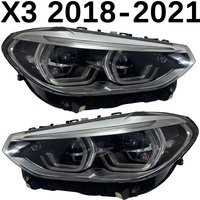 1PC for BMW G01 headlights 2018-2021 X3 X4 G02 full LED headlight EU version Headlamp 63117466117,63117466118
