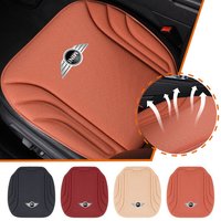 Soft Car Seat PU Leather Ventilated Seat Cushion Covers Stickers For MINI Cooper F54 F55 F56 R56 R60 SONE Roadster Clubman Coupe
