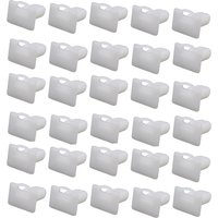 60 Pcs Door Sill Trim Clips 51471840960 For BMW E30 E39 E46 Z3 M3 M5 Kick Plate Strip Clip Fastener