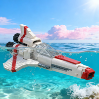 484pcs MOC Colonial Viper MkII Space Model Building Blocks Architecture Toy Assemble DIY Christmas Gifts Creative Education Idea