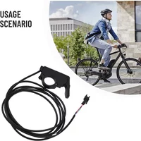 1pc 180cm 140X Thumb Throttle Speed Control 24-80V 3-pin Connector Electric Bicycle Accessories