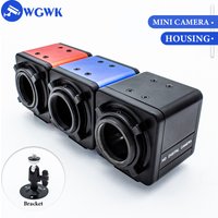WGWK Aluminum Cover Metal Mini Box Camera Shell Housing&Case CS Mount For CMOS AHD IP Industrial Camera PCB Module Chipset Board