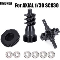 #45 Carbon Steel Gearbox Transmission Gear Set for 1/30 RC Crawler SCX30 Ford Bronco Jeep Wrangler JLU K10 Parts