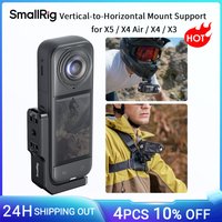 SmallRig X5/X4 Air/X4 Vertical-to-Horizontal Mount Support for Insta360 X5 / X4 Air / X4 / X3, with 1/4"-20 Threaded Hole -5824