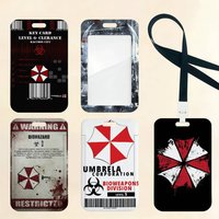 Game R-Residents E-Evils Card Holder Cardcase Bank Credit Student ID Subway Work Permit Badge Holder