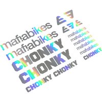 For Mafia Chonky bike labels decals / stickers Bicycle Cycling