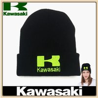 AliExpress Kawasaki Men's Women's Autumn and Winter Fashion Embroidered Kawasaki Hat Moto GP Hat for Kawasaki Badge Winter Warm Knitted Cap