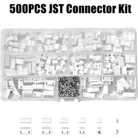 500PCS JST-XH Connector Kit - 2/3/4/5/6 Pin Housing & 2.54mm Female Socket for Cable Adapter & DIY Projects