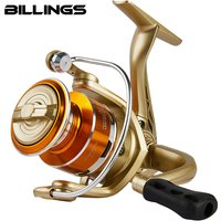 BILLINGS AC Spinning Reel,Saltwater Freshwater Fishing Reel,22LB Max Drag,5.2:1 Gear Ratio,With Metal Spool&Fold Rocker