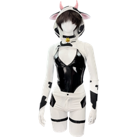 Cosplay costume Cow Bodysuit (7-Piece Set) suit tights comic anime suit Halloween carnival party men's cosplay suit