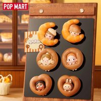 POPMART POP BEAN Cute Granules Baking Bread Refrigerator Sticker Series Doll Trendy Toy Exhibition Limited Edition Collectible