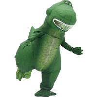 Cartoon Printed Dinosaur Inflatable Costume Mascot Parade Adult Character Cosplay Birthday Halloween Party Event Set