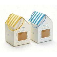 10/20Pcs Merci House Paper Candy Box With Ribbon Wedding Chocolate Gift Packaging Favor Sweet Treats Box Birthday Party Supplies