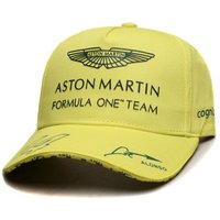 2024 Fashion Casual Men's Baseball Cap Aston Martin F1 2024 Alonso Team Hat Yellow Hat Gift F1 Fan Cap