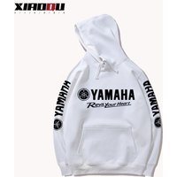 Winter Yamaha Motorcycle Long Sleeved Sweatshirt Men's Hooded Pullover Sweatshirt Base Coat Cycling Clothes Jacket