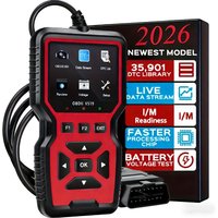 V519 Car Obd2 Scanner Diagnostic Tool Code Reader with Real-Time Battery Voltage Testing & Engine Fault Code Scanner for Professionals