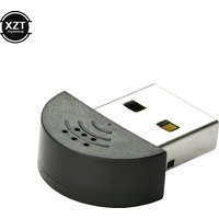 Super Mini USB 2.0 Microphone MIC Audio Adapter Portable Studio Speech Driver Free for Laptop/Notebook/PC/MSN/Skype