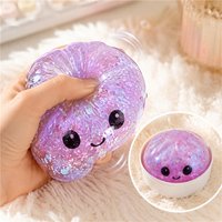 Premium Squishy Dumpling Toy Steamed Baozi Slow Rising TPR Soft Stress Relief Anti-Anxiety Gift for All Ages