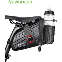 AliExpress NEWBOLER Waterproof 2.5L Bicycle Saddle Bag MTB Road Bike Seat Bag With Kettle Rack Bicycle Tool Holder Bag Bicycle Accessories