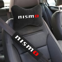 Car Neck Pillow Car Interior suit seat belt pad Headrest cover handle cover For Nissan Nismo JUKE Qashqai Sentra Navara X-Trail
