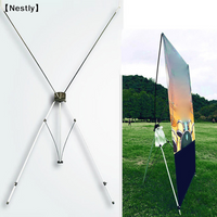 60x160 80x180cm X Banner StandTarpaulin Standee Tarp Stand For Tarpaulin〔Nest〕