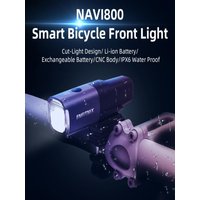 AliExpress Enfitnix Navi800Y Bicycle Smart Headlight Road MTB Bike Headlight 800 Lumens Type-C Charge Waterproof Auto Start Stop Headlight