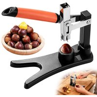 Heavy-Duty Chestnut Cracker Portable Nut Opener Cutte Stainless Steel Chestnut Clip with Non-Slip Handle Chestnut Opener Tools