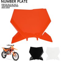 Front Number Plate For KTM SX SX-F XC XC-F 125 250 300 350 500 2023 2024 Motorcycle Plastic Cover Motocross Dirt Pit Bike