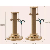 Vertical Cat Scratching Post Wear-Resistant Lint-Free Scratch-Resistant Pet Grooming Tool for Cats