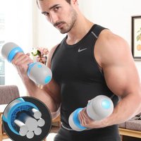 multifunctional adjustable weight Portable dumbbells unisex household 10kg electroplated load-bearing steel block home fitness