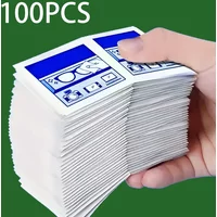 50-100 pcs Disposable Eyeglass Cleaning Wipes - Individually Packaged, Suitable for Eyeglasses, Smartphones, Tablet Screens - S