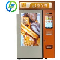 Breakfast Meal Dumpling Hot Lunch Box Store Vending Machine With Fast Heating Function Coin Operated