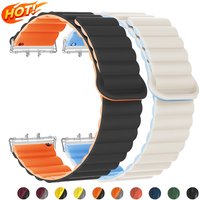 Silicone Magnetic Loop Strap For Samsung Galaxy Fit 3 Watchband Adjustable Bracelet For Samsung Fit3 Wristband Correa Accessory