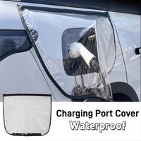 Waterproof Dustproof EV Charging Port Cover, Universal Fit for All Tesla/Nissan/Ford EV & PHEV, Anti-Snow Rain Ice Protection