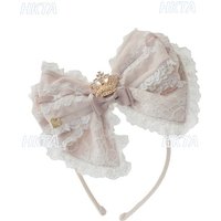 Japanese Style Sweet Big Bow Hairband Kawaii Cute Lolita Headband Fashion Versatile Hair Clips Hair Accessories Women Hairpin