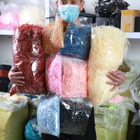 500g/1kg Raffia Colored Confetti Raffia Paper Packaging Filler Wedding Party Gift Box Filler Material DIY Raffia Decoration
