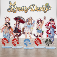 Game Horse Racing Pretty Derby 4th Anniv 15CM Double Sided Acrylic Stand Keychain 2026 New Anime Stand Special Week Special