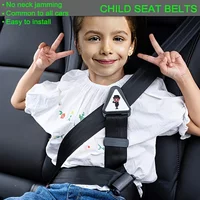 1Pcs Car Child Safety Belt Prevents Movement Triangular Adjustable Fastener Safe Shoulder Guardanti-Neck-Strangling Seat Limiter