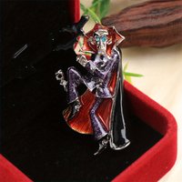 Halloween Dr. Vampire Designs Men's and Women's Brooch Pins,Luxurious, Beautiful and Quirky Clothing Accessories,Party Favors