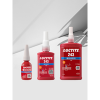 100% Original Loctite 243 Threadlocker Screw Glue Blue Medium Strength Anaerobic Glue Screw Fixer 10ml/50ml/250ml