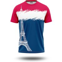 France Flag T-shirt For Men Simple Stripe 3D Print Short Sleeve T Shirts Football Jersey Comfortable Breathable Sport T Top